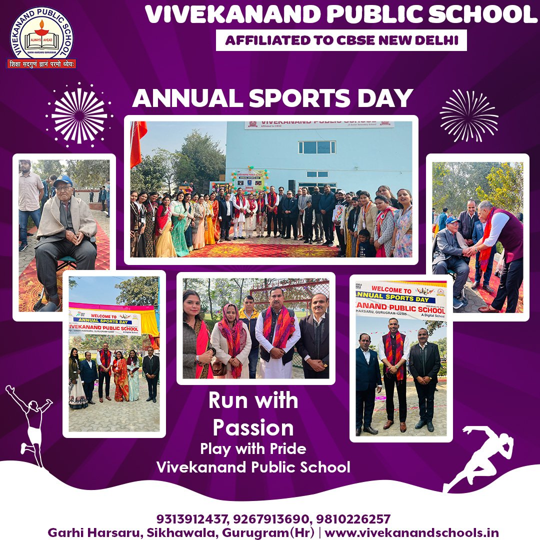 Annual Sports Day 2025 Vivekanand Public School Gurugram