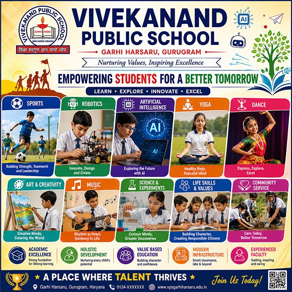School Activities Vivekanand Public School Gurugram CBSE